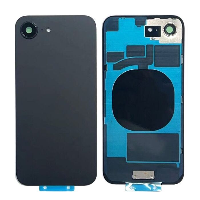 Back Panel with Magnet No Logo for iPhone 16E Black (Aftermarket Premium)