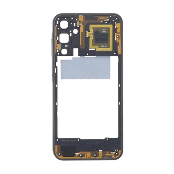 Samsung A15 5G Middle Frame with NFC Wireless Cover Black