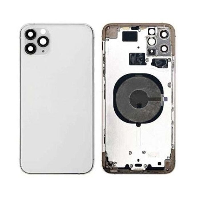 Back Housing without Parts White No Logo for iPhone 11Pro Max