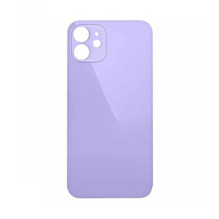 Back Glass Purple No Logo for iPhone 12 (Aftermarket Premium)