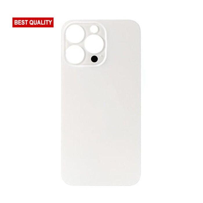 Back Glass White No Logo for iPhone 13Pro (Best Aftermarket)
