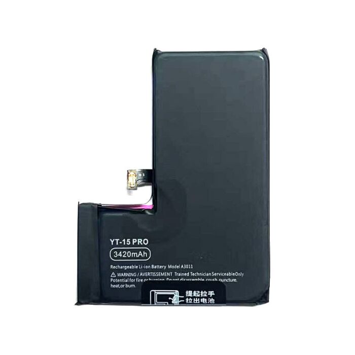 Battery for iPhone 15Pro A3011 3420Mah (Pulled Chip, Support Diagnosis)