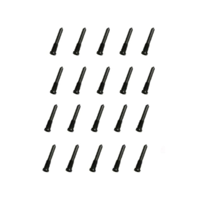 Bottom Screws Black for iPhone X - iPhone 16 Serials (20Pcs Per Pack)
