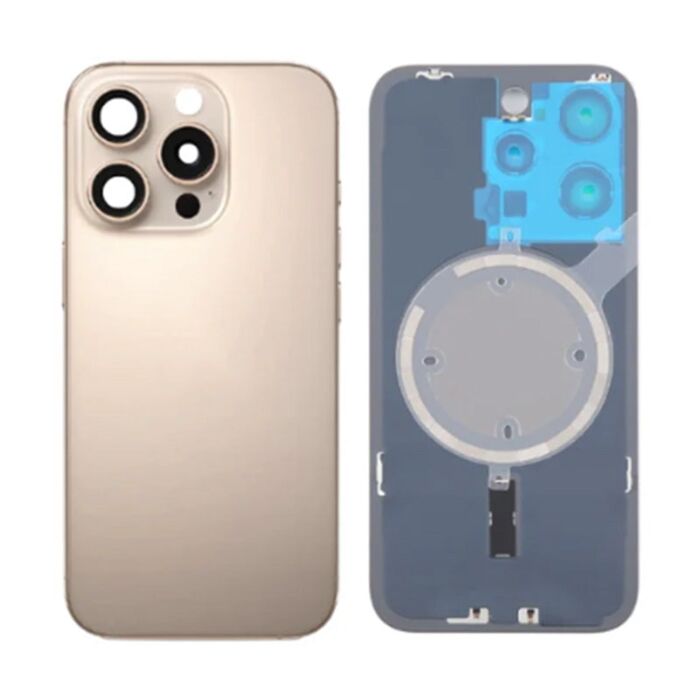 Back Panel with Magnet for iPhone 16Pro Max Desert No Logo (Aftermarket Premium)