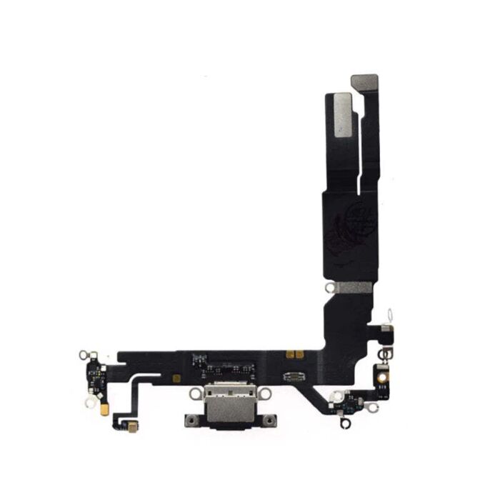 Charging Port Flex Black for iPhone 16 (Pulled)