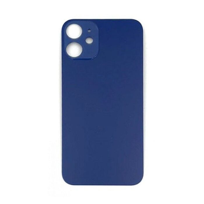 Back Glass Navy No Logo for iPhone 12Mini (Aftermarket Premium)