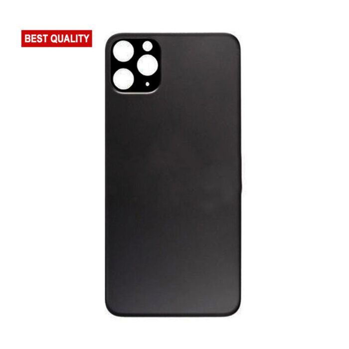 Back Glass Black No Logo for iPhone 11Pro (Best Aftermarket)
