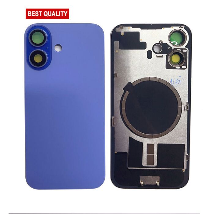 Back Panel with Magnet for iPhone 16 Purple No Logo (Best Aftermarket)