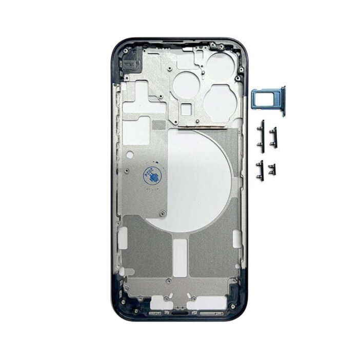 Middle Frame Blue for iPhone 15Pro (Best   Aftermarket)