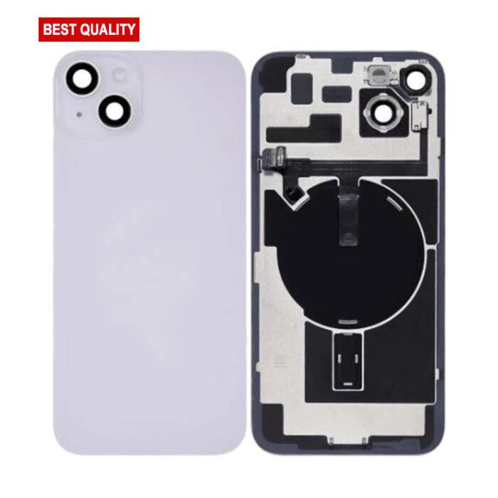 Back Panel with Wireless Charging Flex Purple No Logo for iPhone 14Plus (Best Quality)