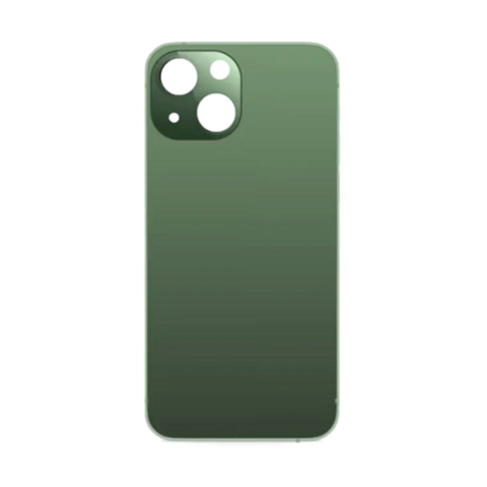 Back Glass Green No Logo for iPhone 13Mini (Aftermarket Premium)