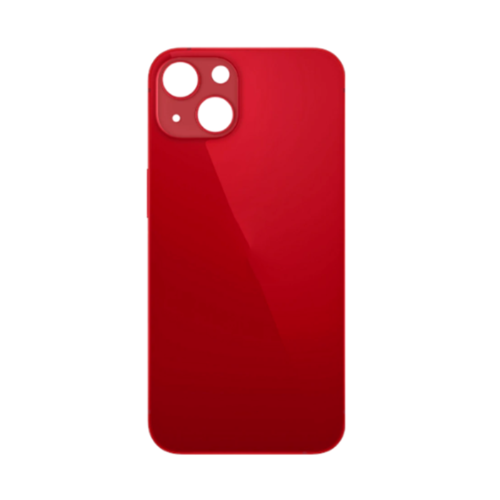 Back Glass Red No Logo for iPhone 13 (Aftermarket Premium)