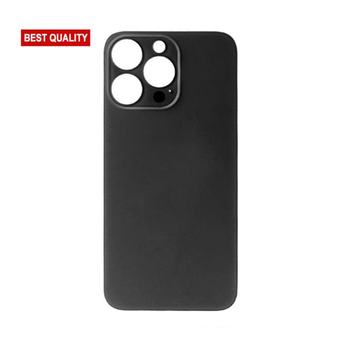 Back Glass Black No Logo for iPhone 13Pro Max (Best Aftermarket)