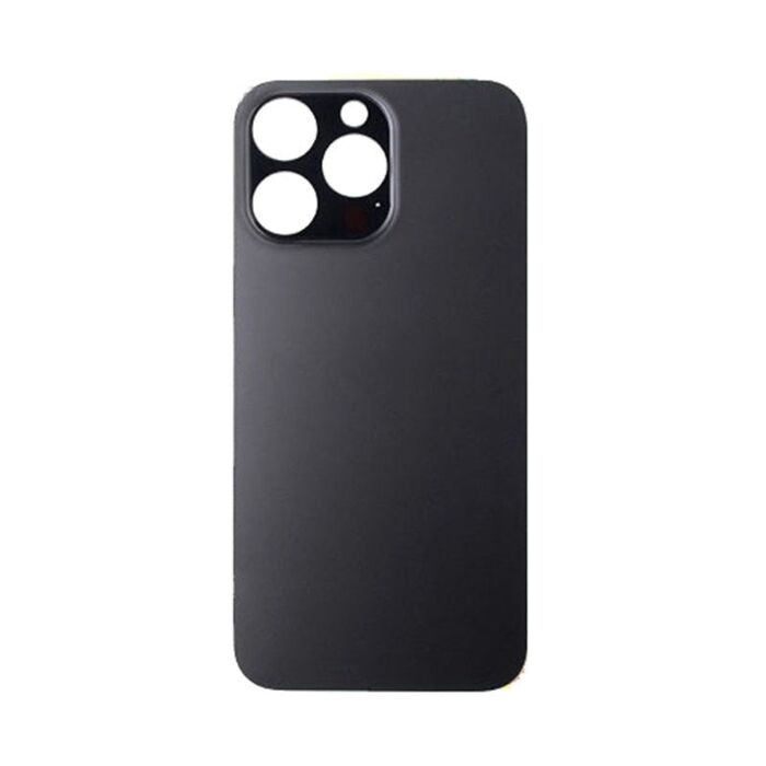 Back Glass Black No Logo for iPhone 14Pro Max (Aftermarket Premium)