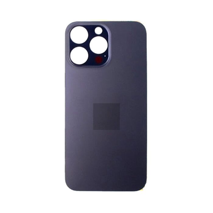 Back Glass Purple No Logo Pre-Installed 3M Adhesive for iPhone 14Pro (Aftermarket Premium)