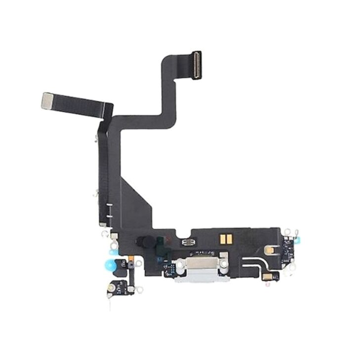 Charging Port Flex White for iPhone 14Pro (Pulled)