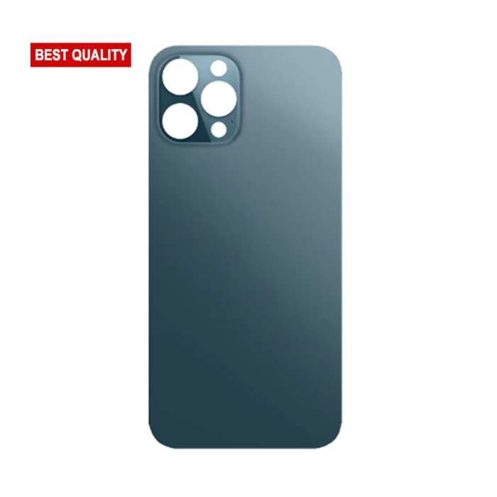 Back Glass Blue No Logo for iPhone 12Pro (Best Aftermarket)