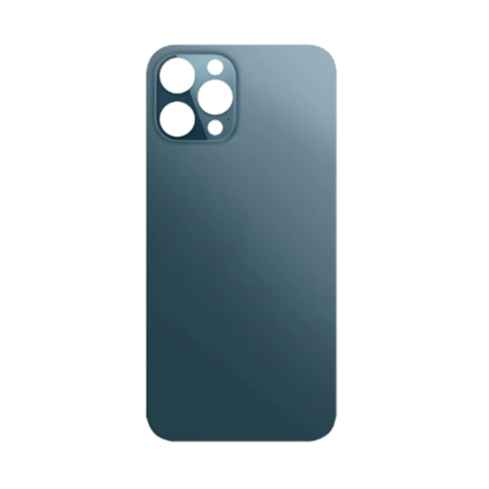 Back Glass  PacifIC Blue No Logo for iPhone 12Pro (Aftermarket Premium)