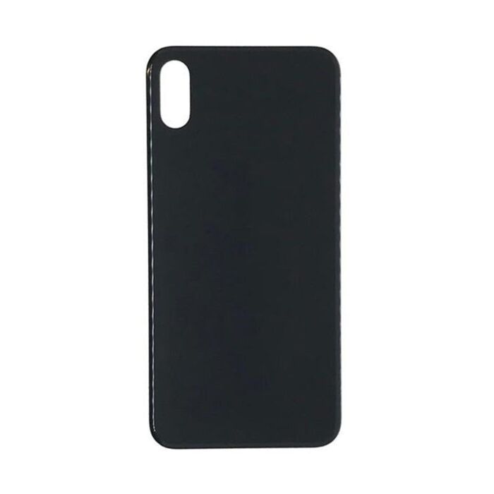 Back Glass Black No Logo for iPhone XS (Aftermarket Premium)