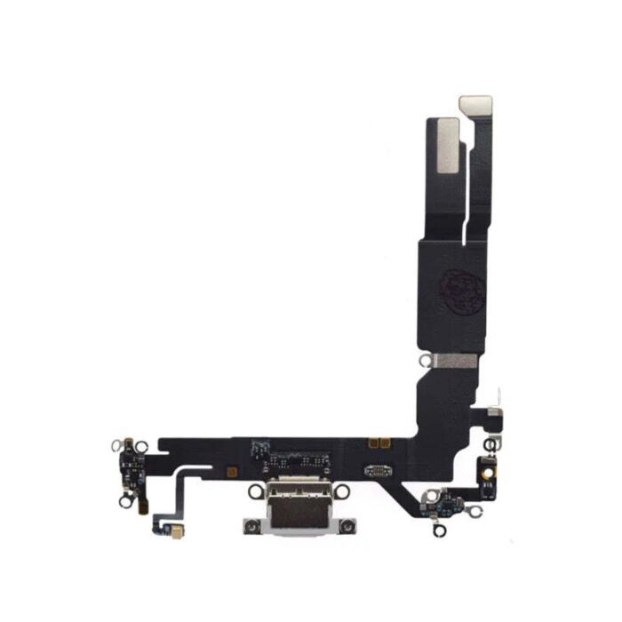 Charging Port Flex White for iPhone 16 (Pulled)