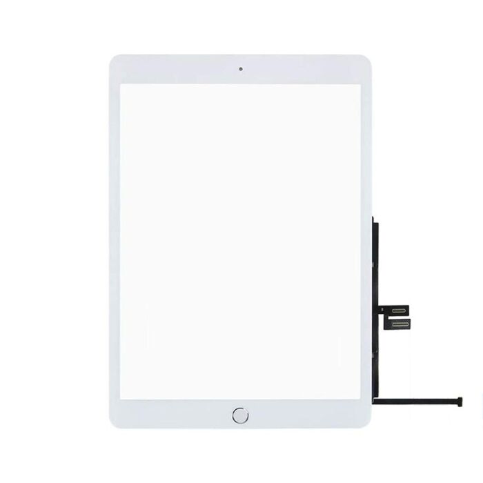 iPad 7/8/9 10.2 Touch Screen White with Pre-Installed Home Button Flex (Best Aftermarket)