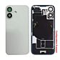 Back Panel with Wireless Charging Flex for iPhone 16Plus White No Logo (Configuration Support)