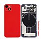 Back Panel with Wireless Charging Flex Red No Logo for iPhone 14 (Configuration Support)