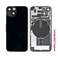Back Panel with Wireless Charging Flex Black No Logo for iPhone 14 (Configuration Support)