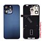 Back Panel with Wireless Charging Flex Blue No Logo for iPhone 15Pro (Configuration Support)