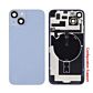 Back Panel with Wireless Charging Flex Blue No Logo for iPhone 14Plus (Configuration Support)