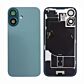 Back Panel with Wireless Charging Flex for iPhone 16Plus Teal No Logo (Best Quality)