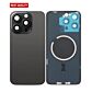 Back Panel with Magnet Black No Logo for iPhone 15Pro (Best Aftermarket)