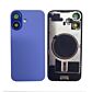 Back Panel with Magnet for iPhone 16 Purple No Logo (Aftermarket Premium)
