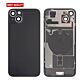 Back Panel with Wireless Charging Flex Black No Logo for iPhone 15Plus (Best Quality)