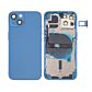 Back Housing with Power Flex Blue No Logo for iPhone 13 (Best Aftermarket)