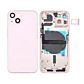 Back Housing with Power Flex Pink No Logo for iPhone 13 (Best Aftermarket)