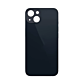 Back Glass Black No Logo for iPhone 13 (Aftermarket Premium)