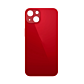 Back Glass Red No Logo for iPhone 13 (Aftermarket Premium)