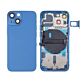 Back Housing with Power Flex Blue No Logo for iPhone 13Mini