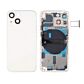 Back Housing with Power Flex White No Logo for iPhone 13Mini