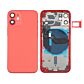 Back Housing with Power Flex Red No Logo for iPhone 12Mini (Best Aftermarket)