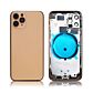 Back Housing without Parts Gold No Logo for iPhone 11Pro (Best Aftermarket)