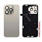 Back Panel with Wireless Charging Flex Grey No Logo for iPhone 15Pro (Configuration Support)