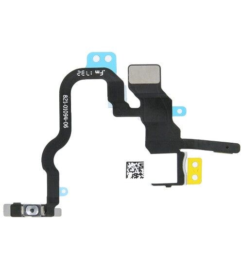 Power On Off Flex White Metal Bracket for iPhone X (Pulled)